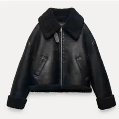 ZARA DOUBLE-FACED BIKER JAKET
