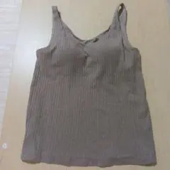 ユニクロ　ワイドリブブラタンクトップ　　XL