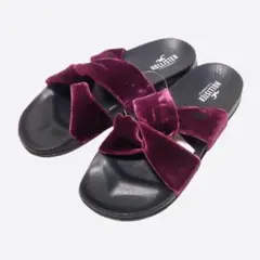 ★新品★ホリスター★べルベットサンダル (Purple/M/24〜25cm)のサムネイル