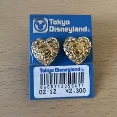 【レア】ディズニーヴィンテージ・ミッキーマウス・イヤリング・ハート・キラキラ