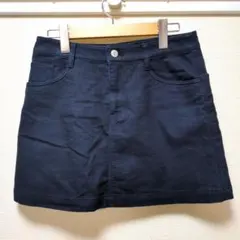 JACK BUNNY ジャックバニー スカート インナー付 ネイビー M