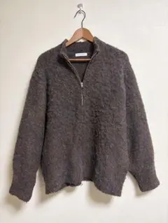 FREAK’S STOREリラックスFITシャギーニットハーフジッププルオーバー