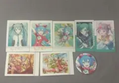 初音ミク エピカ＆ぱしゃこれ 8枚セット + 缶バッジセット