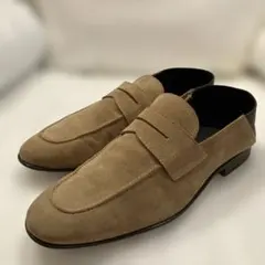 ZARA♬ベージュ スエード スリッポン モカシン