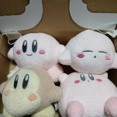 カービィ 【Sweet Pink Ball】ぬいぐるみ 4体セット