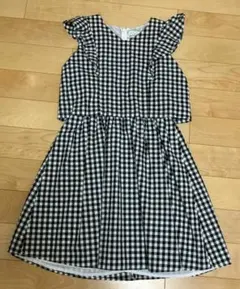 earth music&ecology ギンガムチェック ワンピース S