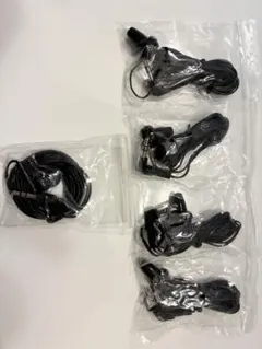 【未使用5点セット】片耳イヤホン 有線 3.5mm端子