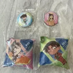 名探偵コナン×くら寿司　クッションチャーム　缶バッジ　マグネット