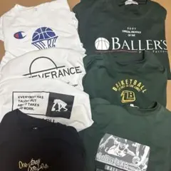バスケットボールウェア　Tシャツ4枚　ロンT2枚 BALL LINE