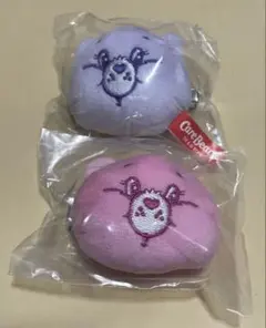 【匿名配送】　ケアベア　前髪クリップ　2点セット　ガチャ