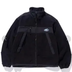 XLARGE PANELED FLEECE JACKET BLACK