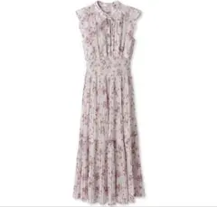 SNIDEL Sustainable フリルプリントワンピース