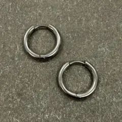 フープピアス 両耳ペア シルバー 16mm