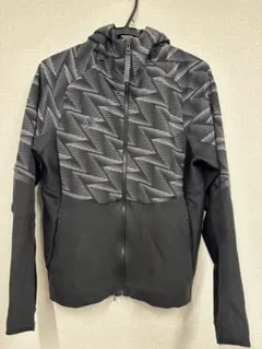 アディダス パーカー　幾何学模様 フルジップフーディ Mサイズ