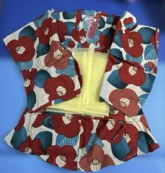 ひよこ商店 子供 キッズ 浴衣 帯 花　130cm 浴衣 セパレート 女の子