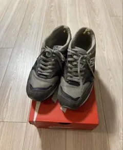 A|X Armani Exchange スニーカー グレー ライム25.5cm - メルカリ