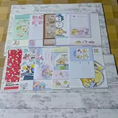 色んなキャラクターのレターセット10セット2