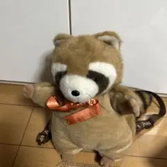 アライグマ ぬいぐるみリュック