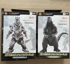 ゴジラ 組立式 リアルソフビフィギュア 2種セットのサムネイル