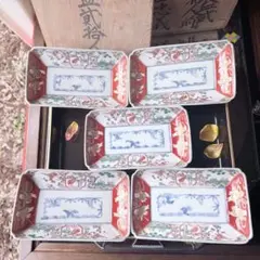 ☆彡高級割烹和皿 突き出し皿 取皿 九谷焼 吉田屋花鳥 （2枚～購入可