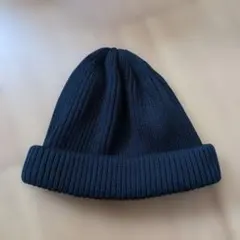 新品 ROTOTO ロトト ニット帽 コットンロールアップビーニー ブラック