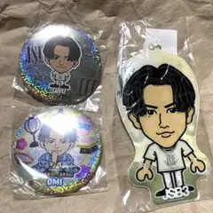 三代目 JSB オンライン 缶バッジ BIGスマホクリーナー OMI 登坂広臣