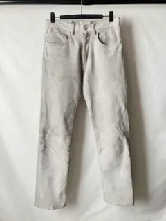 GOOD ENOUGH FINESSE DENIM カウスエードパンツ グレー GOOD ENOUGH FINESSE DENIM カウスエードパンツ グレー - メルカリ