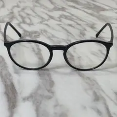 シャネル 黒縁眼鏡 ココマーク ゴールド ブラック ウェリントン 