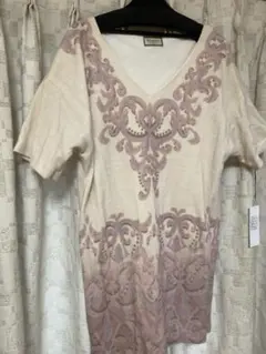 グレースコンチネンタル/  オーナメントプリントワンピース※未使用