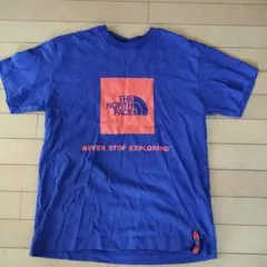 ノースフェイス tシャツ　サイズ L ブルー