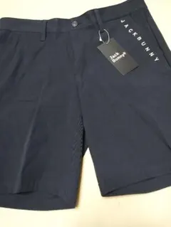 新品タグ付 bagjack バッグジャック ゴルフ ストレッチショーツ 黒S相当 新品タグ付 bagjack バッグジャック ゴルフ ストレッチショーツ 黒S