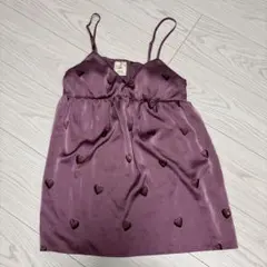 ジェラートピケ　バレンタイン　キャミソール