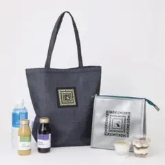 紀ノ国屋×JOURNAL STANDARDポーチ＆グレンチェックのトートバッグのサムネイル