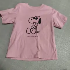 UNIQLO Snoopy Tシャツ 120サイズ ピンク