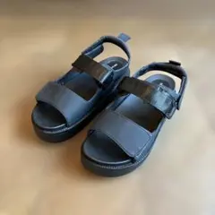 auralee ソフトレザー ダブルストラップ サンダル サイズ24cm - メルカリ