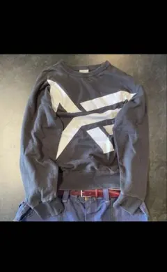 ALPHA INDUSTRIES クルーネック スウェット ブラック Sのサムネイル