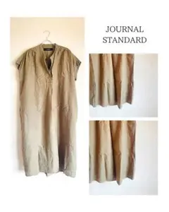 JOURNAL STANDARD カーキ リネンワンピース ロングワンピース