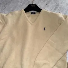 RALPH LAUREN Ｖネック セーター ウール 小杉産業製 日本製 160