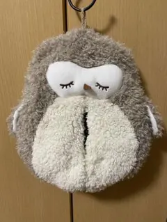 フクロウ　ティッシュカバー