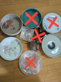 食器セット 深皿、ガラス製皿など