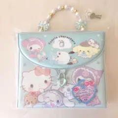 サンリオキャラクターズ　シールコレクションバッグ　鍵付き