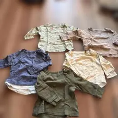 長袖Tシャツ 5枚セット まとめ売り　70-80㎝