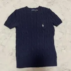 現行 Polo Ralph Lauren ケーブルニット ネイビー セーター