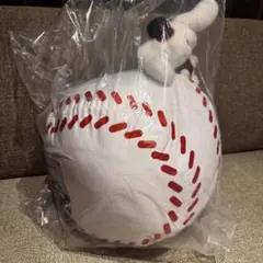 タイトーくじ 侍ジャパン×サンリオ シナモロール 野球ボール型クッション