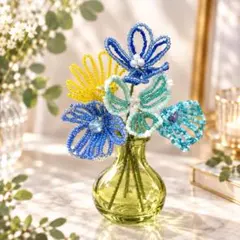 ハンドメイド〜枯れないお花〜ビーズフラワー