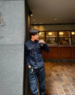ROITH デニムジャケット Gジャン 川口竜司 極美品 Lサイズ 濃紺デニム