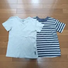 西松屋 サイズ140 半袖Tシャツ 2枚組 中古品