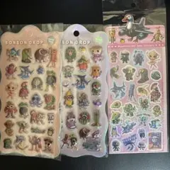 イタリアンブレインロットボンボンドロップシール、ホログラムシール3枚