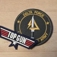 US ARMY サバゲー ベルクロ マジックテープ デルタ