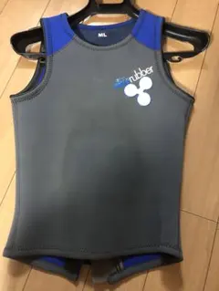 MLサイズ スプリングウェットスーツ グレー/ブルー